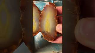 Let’s cut Agate Carnelian Nodule gemstone lapidary jewelry [upl. by Cychosz544]