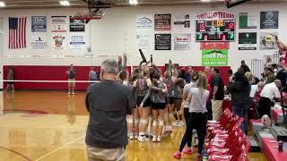 Tunstall High School Girls Volleyball 103024 Crowned Piedmont District Champions [upl. by Rozanna294]