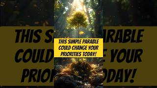 This Simple Parable Could Change Your Priorities Today bibleverse parableofjesus scripturestudy [upl. by Stearn504]