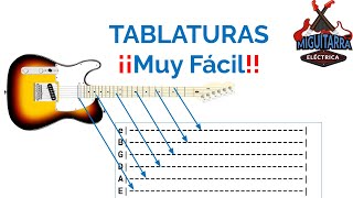 🎸 Cómo leer TABLATURAS de Guitarra FÁCIL🎸 [upl. by Iney]