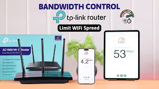 How to Limit WiFi Speed For Others on TP Link Router AC1900 Archer A8 [upl. by Eenttirb]