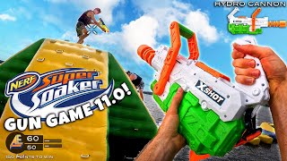 NERF GUN GAME  SUPER SOAKER EDITION 110 Nerf First Person Shooter [upl. by Odiug923]