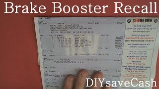 BMW E65 E66 Brake Booster Recall [upl. by Goerke271]