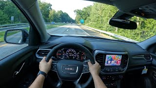 2023 GMC ACADIA POV DRIVE  The Best American 3 Row SUV [upl. by Iblok510]