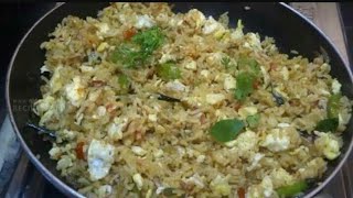 Egg Fried Rice recipe in Kannada  ಎಗ್‌ ಫ್ರೈಡ್ ರೈಸ್  Simple Egg Rice Kannada  Fried rice Kannada [upl. by Thedric]