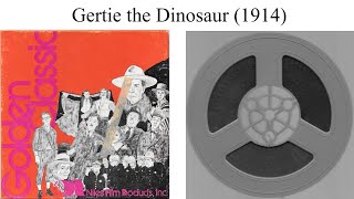 Winsor McCay  Gertie the Dinosaur 1914  Standard 8mm USA Black and White Silent Film Reel Print [upl. by Trammel]