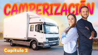 🛠️ Camperizar un CAMIÓN CAMPER con una MOTO en el interior 🚚😵 Vivir en ruta  Capítulo 2 [upl. by Naitsirc366]