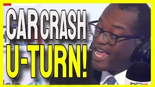 Kwasi Kwarteng car CRASH Interview [upl. by Adalie]