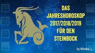 Das Jahreshoroskop 201820192020 für den STEINBOCK von Monika [upl. by Aidahs90]