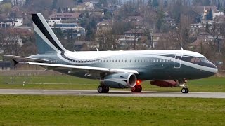 Stunning Livery Airbus A319 MKATE TakeOff at Bern [upl. by Aranaj]