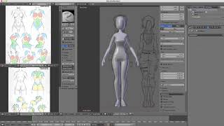 2 Creación de personaje en Blender  Esculpido Cuerpo parte 1 [upl. by Rabka496]