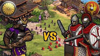 Romans in Japan  Legionary amp Centurion ⚔️ Samurai  AoE II DE [upl. by Till487]