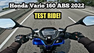 Honda Vario 160 ABS 2022 Malaysia  TEST RIDE [upl. by Krantz312]