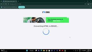 How To Convert HTML Webpage to JPG Image 2024 [upl. by Doley]