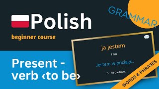 I am you are he is   Learn Polish  Grammar in Context  Polish for Beginners [upl. by Aitat]