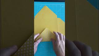 Using envelope punch board to make unique envelope papercrafts envelopes diycards craftsupplies [upl. by Ainigriv]