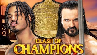 WES LEE vs DREW McINTYRE  141  WWE 2K24 Universe Mode [upl. by Will]