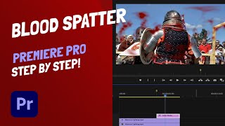 Create Realistic Blood Spatter and Blood on Camera Lens  Premiere Pro CC 2022 [upl. by Rednijar]