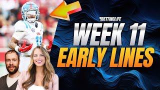 Week 11 College Football Early Betting Lines and Odds [upl. by Ahsimat433]