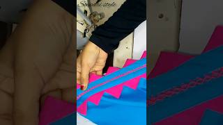 Sleeve design with center lace and katwar work  sleeve design2024  trending video  sonpari style [upl. by Barcellona]