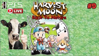 Live🔴  Harvest Moon Back To Nature  Day 9  ตื่นไปเรียนกี่โมง😂😂 [upl. by Adnar]