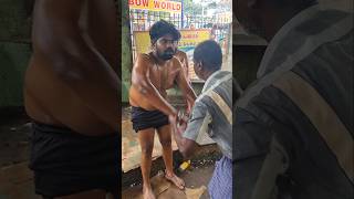 Hogenakkal Body massage hogenakkal hogenakkalwaterfalls [upl. by Neehahs]