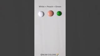 Creating a Fresh Green Color by Mixing Paints [upl. by Asenev]