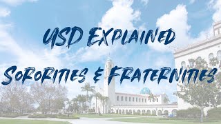 USD Explained  Sorority amp Fraternity Life [upl. by Ainwat989]