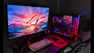 Monitor Gaming 23jt QDOLED 4K 3840 x 2160 240Hz Asus ROG Swift Oled PG32UCDM Unboxing video [upl. by Doria240]