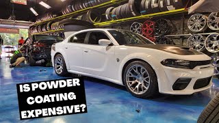 How Much Does Powder Coating Rims Cost 2020 Charger Daytona Hellcat [upl. by Levy]