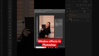 Realistic window effect In Photoshop  shorts trending [upl. by Tiphane]