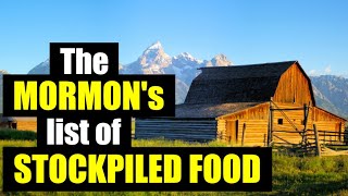 Evaluating the MORMON’s list of STOCKPILED FOOD [upl. by Oriole184]