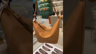 SHOWCASE  LOEWE Mini Hammock Hobo Bag Tan [upl. by Carthy]