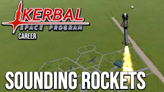 Sounding Rockets Era  KSP Career Lets Play  2021  modded  ep 1 [upl. by Longfellow]