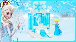 Frozen Elsas Tiny Diorama Custom Castle Lego Disney Princess Build Kids Toys [upl. by Rotciv]