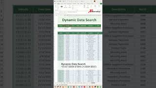 Dynamic Data Search in Excel  Excel Tips and Tricks [upl. by Anerhs]