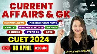 08 April Current Affairs 2024  Static GK and Current Affairs  Current Affairs Today [upl. by Ennaeus]