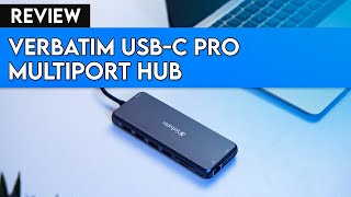 Verbatim USBC Pro Multiport Hub Review  One Hub That Does it All [upl. by Assenav]