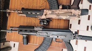 akm الروسية vs Zastava m21 بندقية [upl. by Hassin]