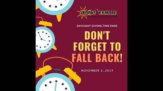 Daylight Savings Time  Clock Change in the Fall  Fall Back  Time to Adjust Your Clock [upl. by Acquah]