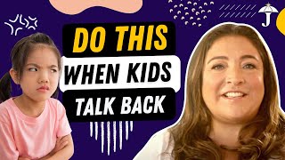 Preventing Backtalking How Parents Should React to Their Childs Back Talk [upl. by Gaal]