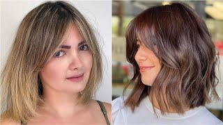 20 CORTES de CABELLO para CARA REDONDA 2022  CORTES de PELO MODERNOS para ROSTRO REDONDO [upl. by Reteid]