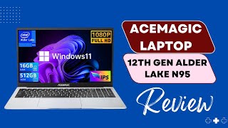 ACEMAGIC 156 inch Laptop Intel 12th Gen Alder Lake N95 Power and Portability  Review [upl. by Barboza]