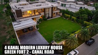 4 Kanal Most Luxurious Ultra Modern Mansion by D Studio Green Fort 2 Canal Road Lahore  Pakistan [upl. by Baillie]