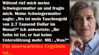 Meine Schwiegermutter sagte „Wo ist mein Taschengeld von 27 Tausend Dollar im Monat“ [upl. by Nniw]