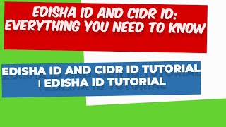 CIDR ID kaise banaye saral haryana Edisha IDCitizen registration kaise kare CIDR ID कैसे बनाए सरल से [upl. by Tressa]