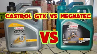 castrol gtx vs magnatec ♥️full detail video 🥳 caroil castrol bestoil [upl. by Ardnuaet]