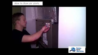 How to Clean Your Air Ducts Yourself Air Duct Cleaning  Maintenance for Beginners [upl. by Melan89]