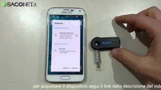 Come Configurare il ricevitore vivavoce auto bluetooth SACONET BLA01 [upl. by Dnana745]