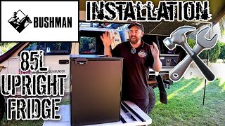 Bushmans 85L upright fridge canopy installation [upl. by Agnola656]